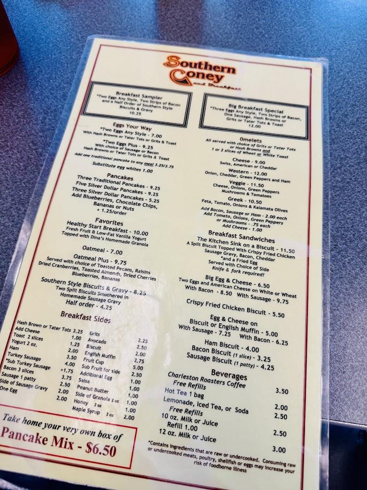 Southern Coney And Breakfast